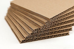 Láminas de cartón corrugado